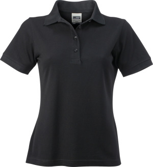 James & Nicholson - Damen Workwear Piqué Polo (black)