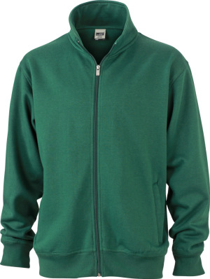 James & Nicholson - Sweat Jacket (dark green)