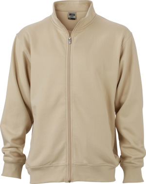 James & Nicholson - Sweat Jacket (stone)