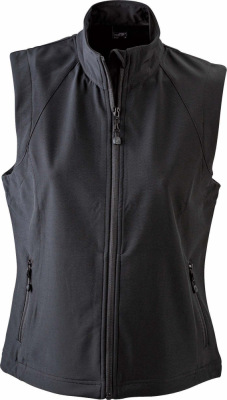 James & Nicholson - Ladies' Softshell Vest (black)