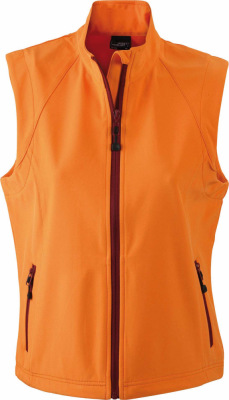 James & Nicholson - Ladies' Softshell Vest (orange)