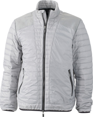 James & Nicholson - Herren Lightweight Jacke (silver/black)