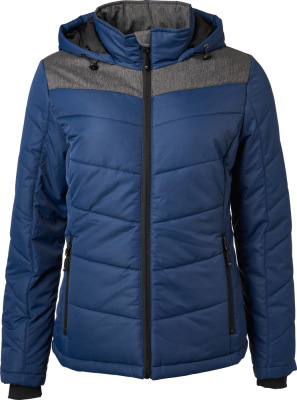 James & Nicholson - Damen Winterjacke (navy/anthracite melange)