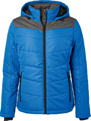 James & Nicholson - Damen Winterjacke (royal/anthracite melange)