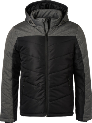 James & Nicholson - Men's Winter Jacket (black/ ​anthracite melange)