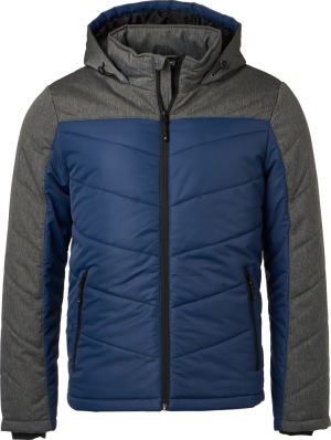 James & Nicholson - Herren Winterjacke (navy/ ​anthracite melange)