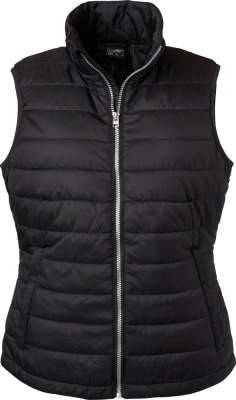 James & Nicholson - Ladies' Padded Vest (black)