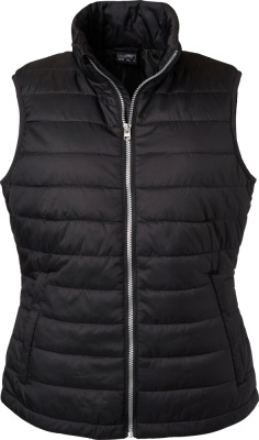 James & Nicholson - Damen Steppgilet (black)