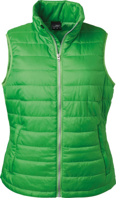 James & Nicholson - Ladies' Padded Vest (green)
