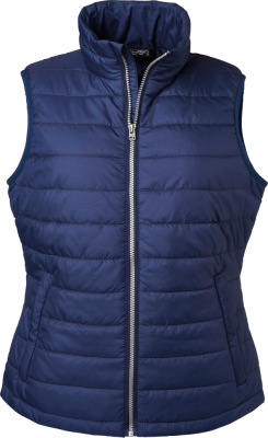 James & Nicholson - Ladies' Padded Vest (navy)