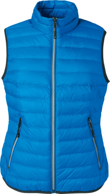 James & Nicholson - Ladies' Down Vest (cobalt/silver)