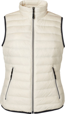 James & Nicholson - Ladies' Down Vest (off white/off white)