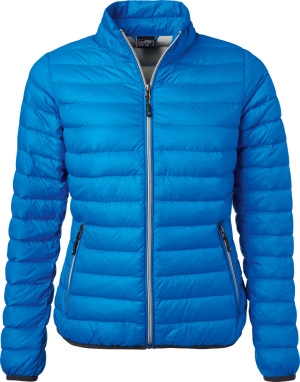 James & Nicholson - Damen Daunenjacke (cobalt/silver)