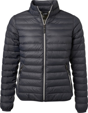 James & Nicholson - Ladies' Down Jacket (graphite/silver)