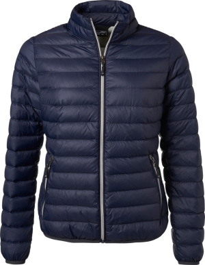 James & Nicholson - Damen Daunenjacke (navy/silver)