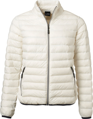 James & Nicholson - Ladies' Down Jacket (off white/off white)