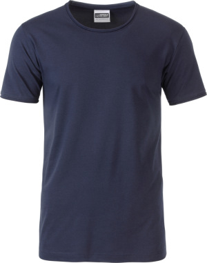 James & Nicholson - Men's T-Shirt Organic (navy)