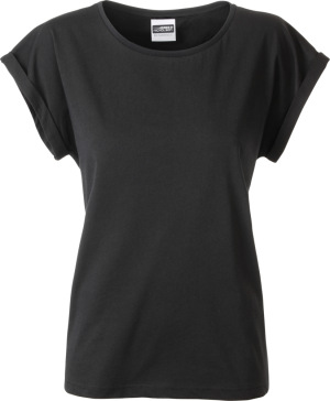 James & Nicholson - Damen Bio T-Shirt (black)