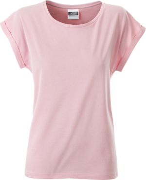 James & Nicholson - Ladies' Casual T-Shirt Organic (soft pink)