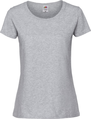 Fruit of the Loom - Damen Ringspun Premium T-Shirt (heather grey)