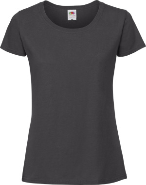 Fruit of the Loom - Damen Ringspun Premium T-Shirt (light graphite)