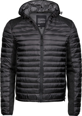 Tee Jays - Herren Crossover Jacke "Aspen" (black/black melange)