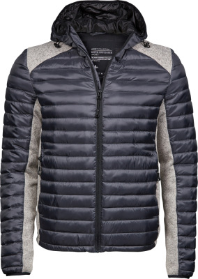 Tee Jays - Herren Crossover Jacke "Aspen" (space grey/grey melange)