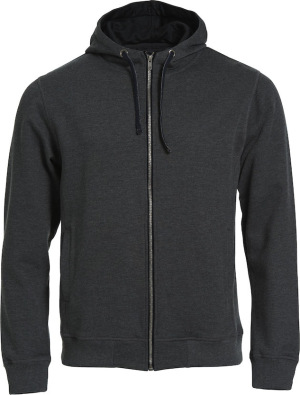 Clique - Classic Hoody Full Zip (anthrazit meliert)