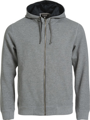 Clique - Classic Hoody Full Zip (grau meliert)