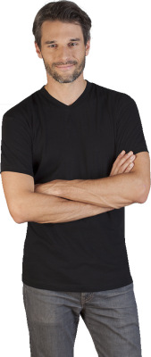 Promodoro - Basic V-Neck-T (black)