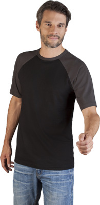 Promodoro - Men’s Raglan-T (black-charcoal)