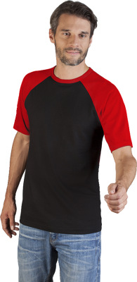 Promodoro - Men’s Raglan-T (black-red)