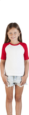 Promodoro - Kid‘s Raglan-T (white-red)