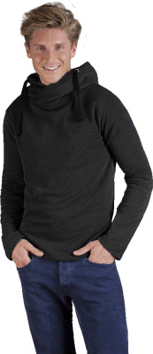 Promodoro - Men‘s Heather Hoody 60/40 (heather black)