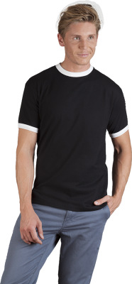 Promodoro - Men’s Contrast-T (black-white)