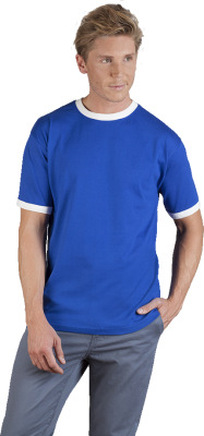 Promodoro - Men’s Contrast-T (royal-white)