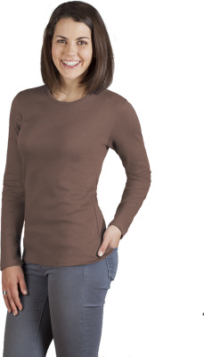 Promodoro - Women’s Interlock-T LS (brown)