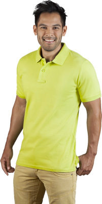 Promodoro - Men’s Single Jersey Polo (wild lime-black)
