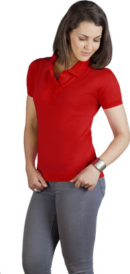 Promodoro - Women‘s Polo 92/8 (fire red)