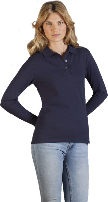 Promodoro - Women’s Heavy Polo LS (navy)