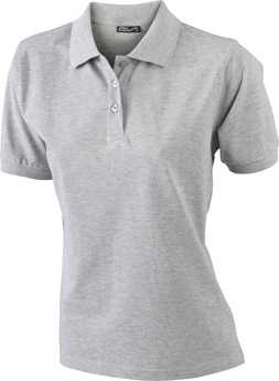 James & Nicholson - Classic Polo Ladies (grey heather)