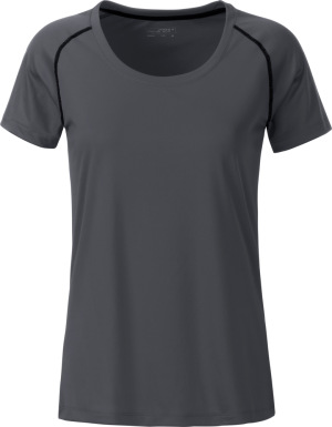 James & Nicholson - Ladies' Sports T-Shirt (titan/black)