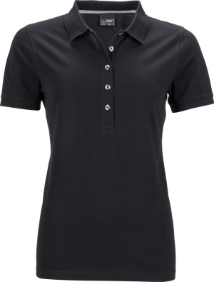 James & Nicholson - Ladies' Pima Piqué Polo (black)