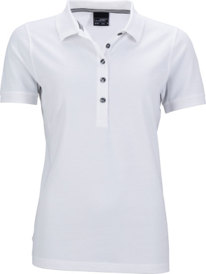 James & Nicholson - Ladies' Pima Piqué Polo (white)