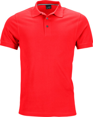 James & Nicholson - Men's Pima Piqué Polo (light red)