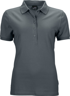 James & Nicholson - Damen Stretch Piqué Polo (graphite)