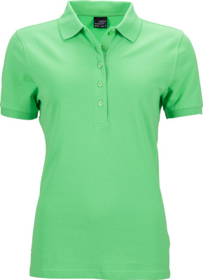 James & Nicholson - Ladies' Elastic Piqué Polo (lime green)