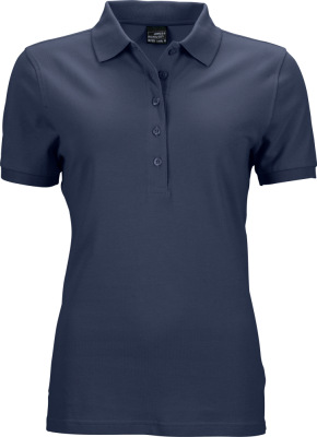 James & Nicholson - Ladies' Elastic Piqué Polo (navy)