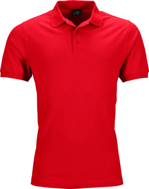 James & Nicholson - Men's Elastic Piqué Polo (red)