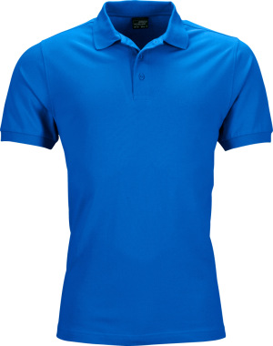 James & Nicholson - Men's Elastic Piqué Polo (royal)